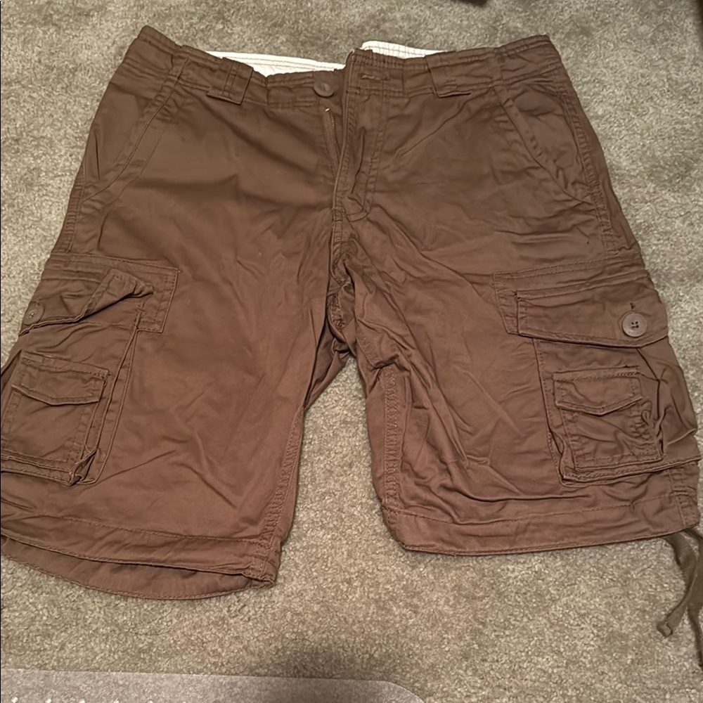 Men's Brown Cargo Shorts